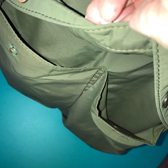 COPY - Great Condition Celine Green Nylon Tote Bag. With Certificate of Authent… - Picture 10 of 16